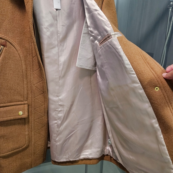 J. Crew Chateau Wool Coat Italalian Stadium Heathered Alcorn - Picture 5 of 8